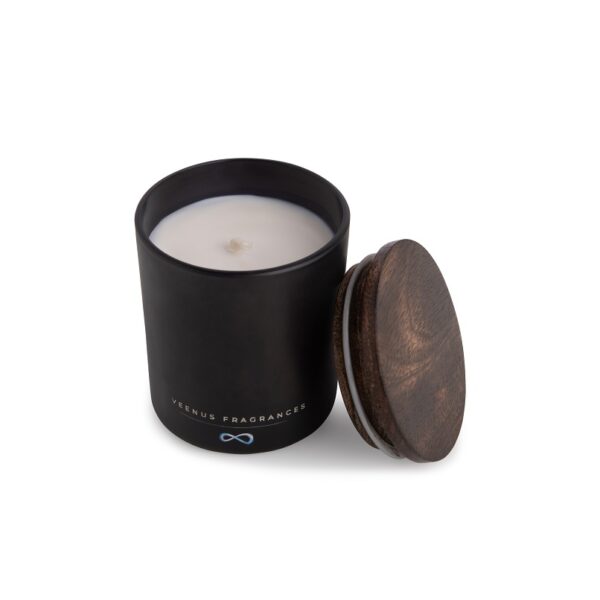 Lemon Zest – Scented Candle in Matte Black Jar - Image 2