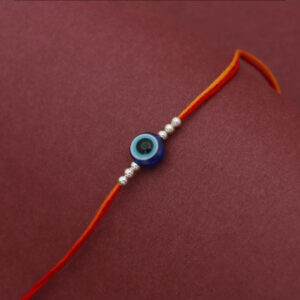 925 Sterling Silver Evil Eye Rakhi with Urjja Ittar – Raksha Bandhan Special Combo