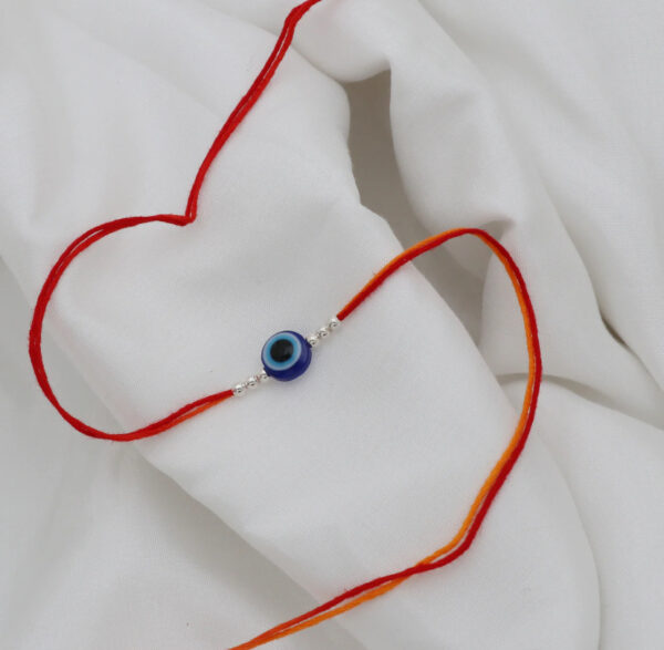 925 Sterling Silver Evil Eye Rakhi with Urjja Ittar – Raksha Bandhan Special Combo - Image 9